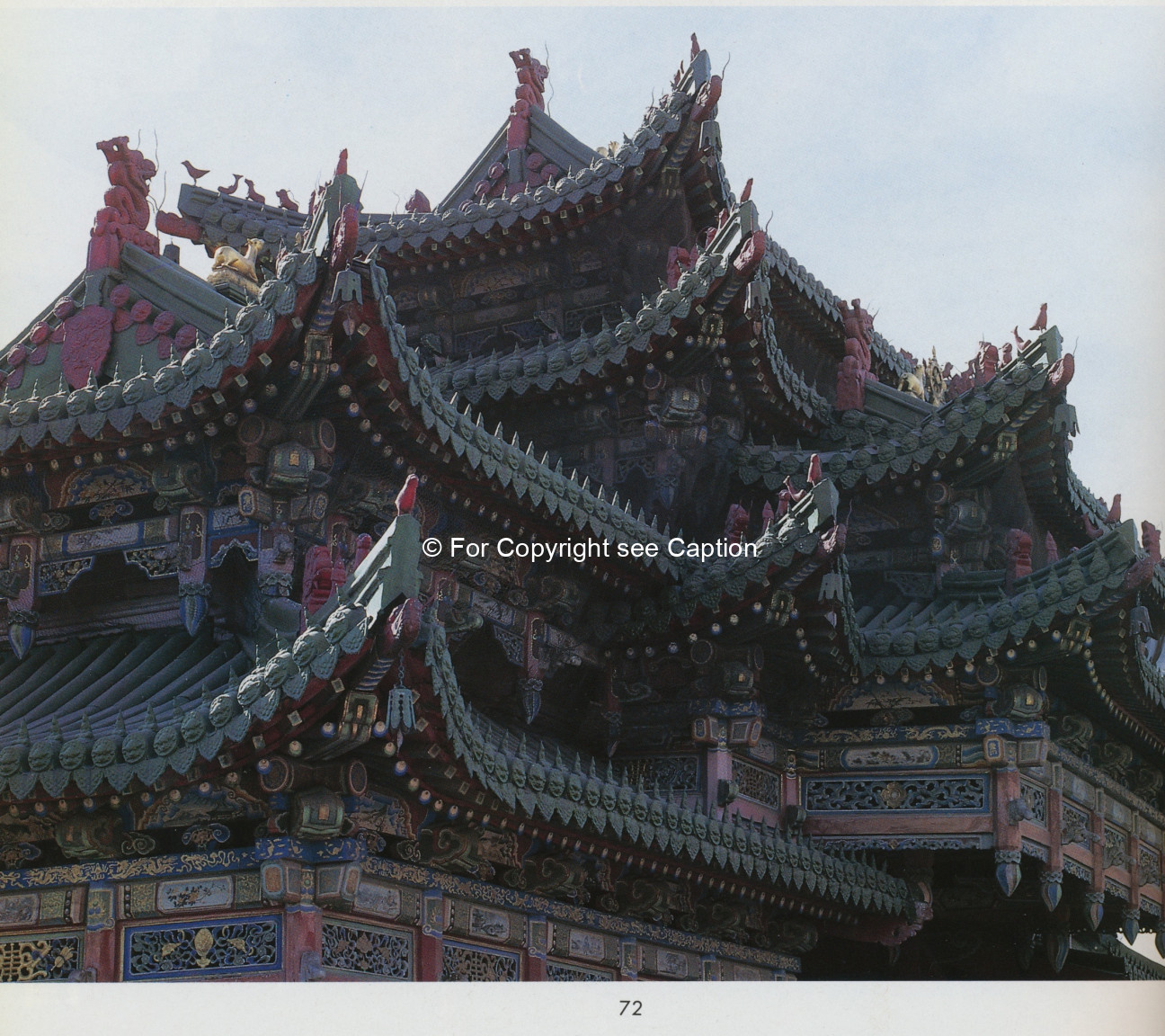 Roof of the gate. Tsültem, N., Mongolian Architecture. Ulaanbaatar 1988, 72